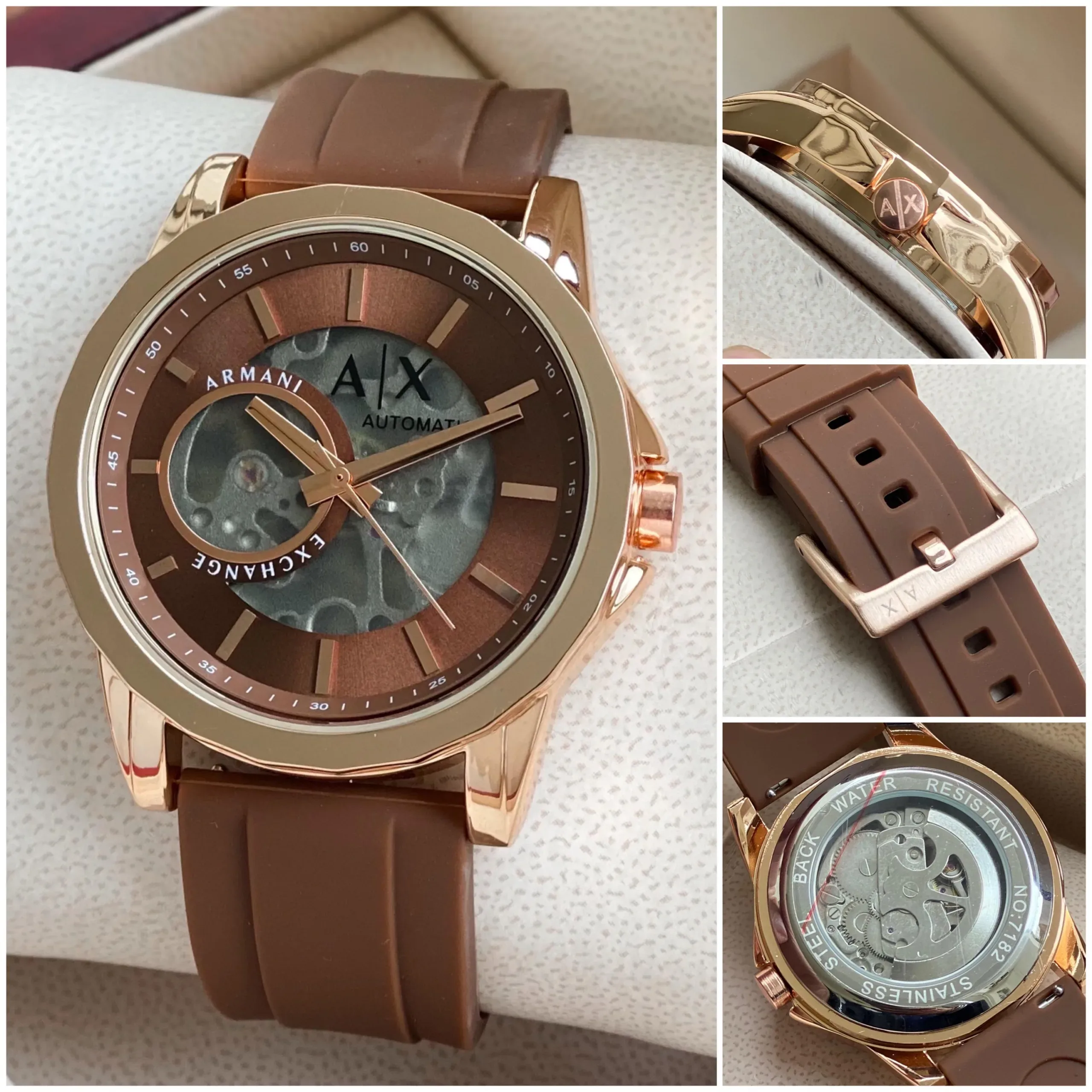 Armani Exchange  Brown Dial - Image 2
