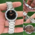 Versace silver Black Dial - Image 3