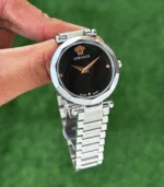 Versace silver Black Dial - Image 4