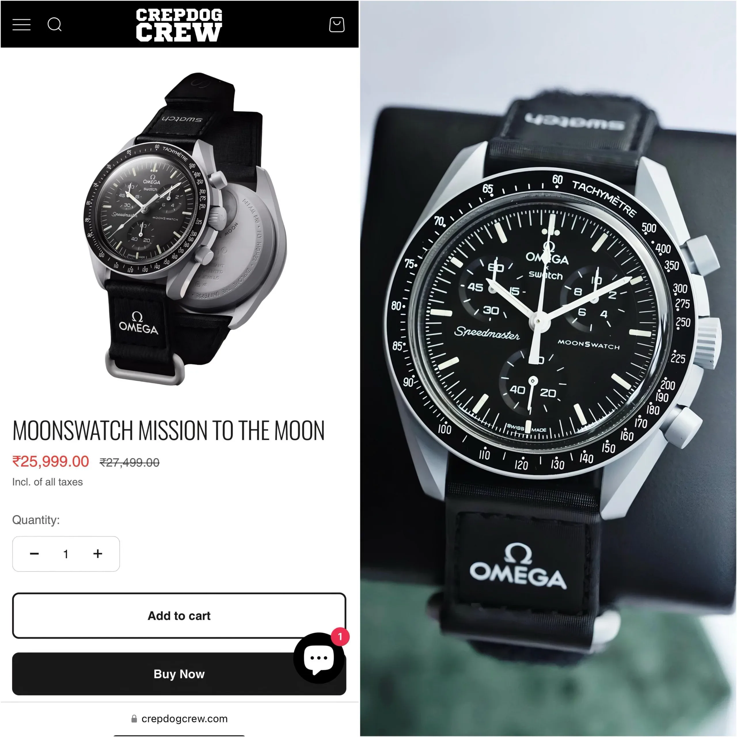 Omega Moon Swatch Speedmaster - Image 4