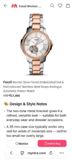 Fossil ME3058 Architect Automatic - Image 2