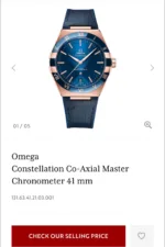 Omega co-Axial Master Blue - Image 2
