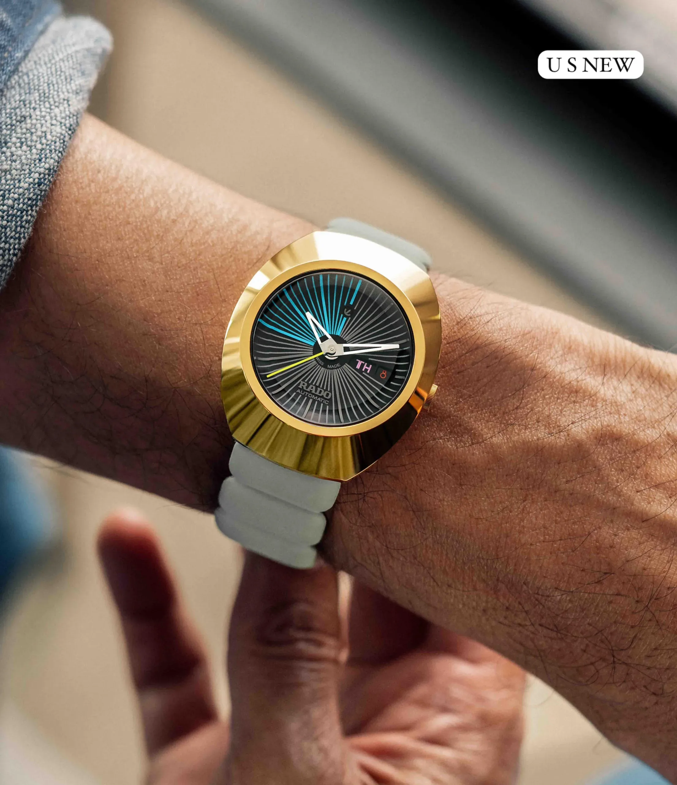 Rado Gold tone oval dial - Image 1