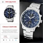 Citizen Ca0690-88l Eco Drive Chronograph - Image 5