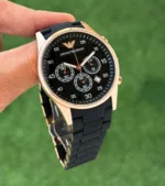 Emporio Armani Black Dial - Image 5