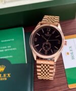 Rolex Geneve Jubliee Black Dial - Image 3