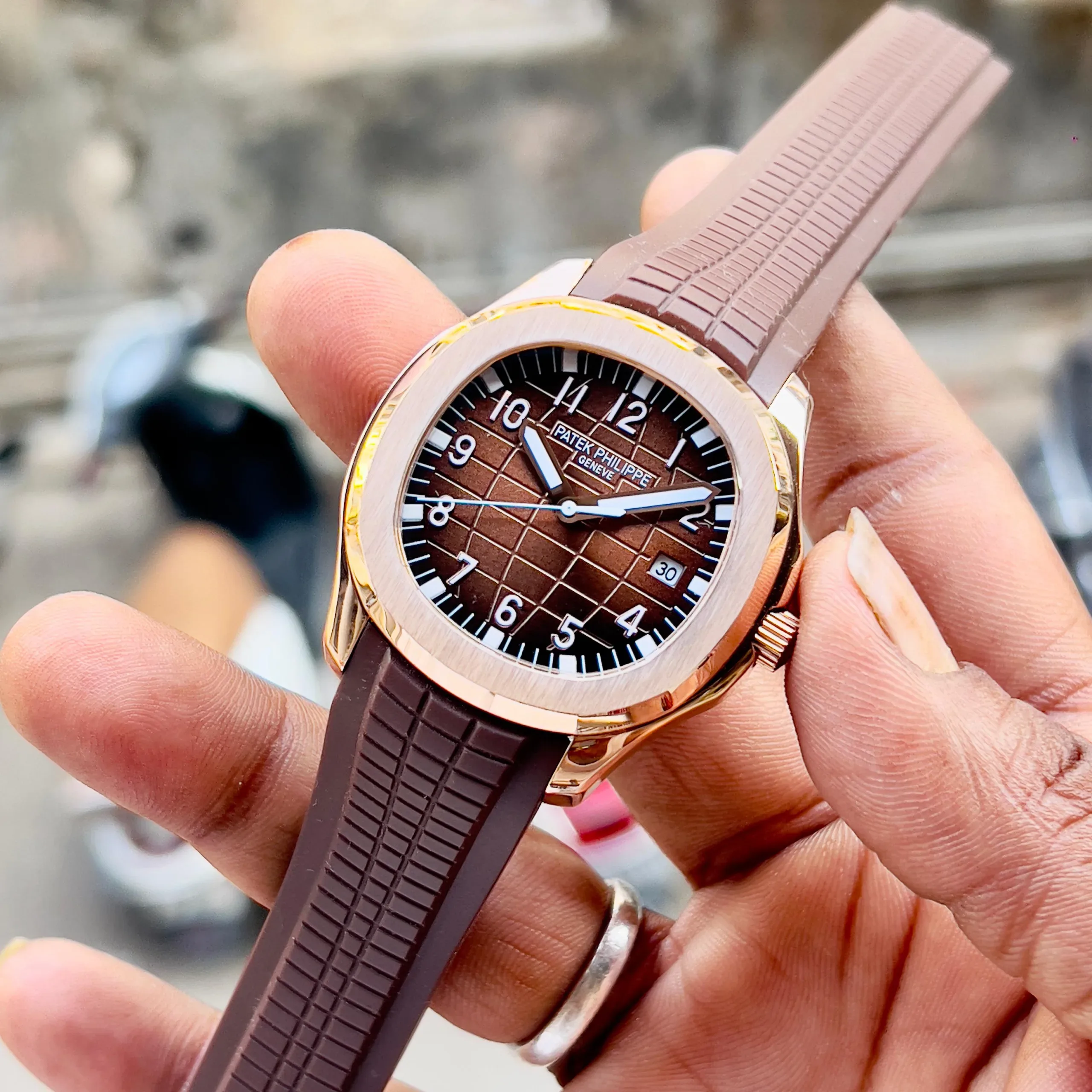 WhatsApp Image 2026-03-27 at 10.46.06 PM Patek Philippe Aquantant Brown - Image 1