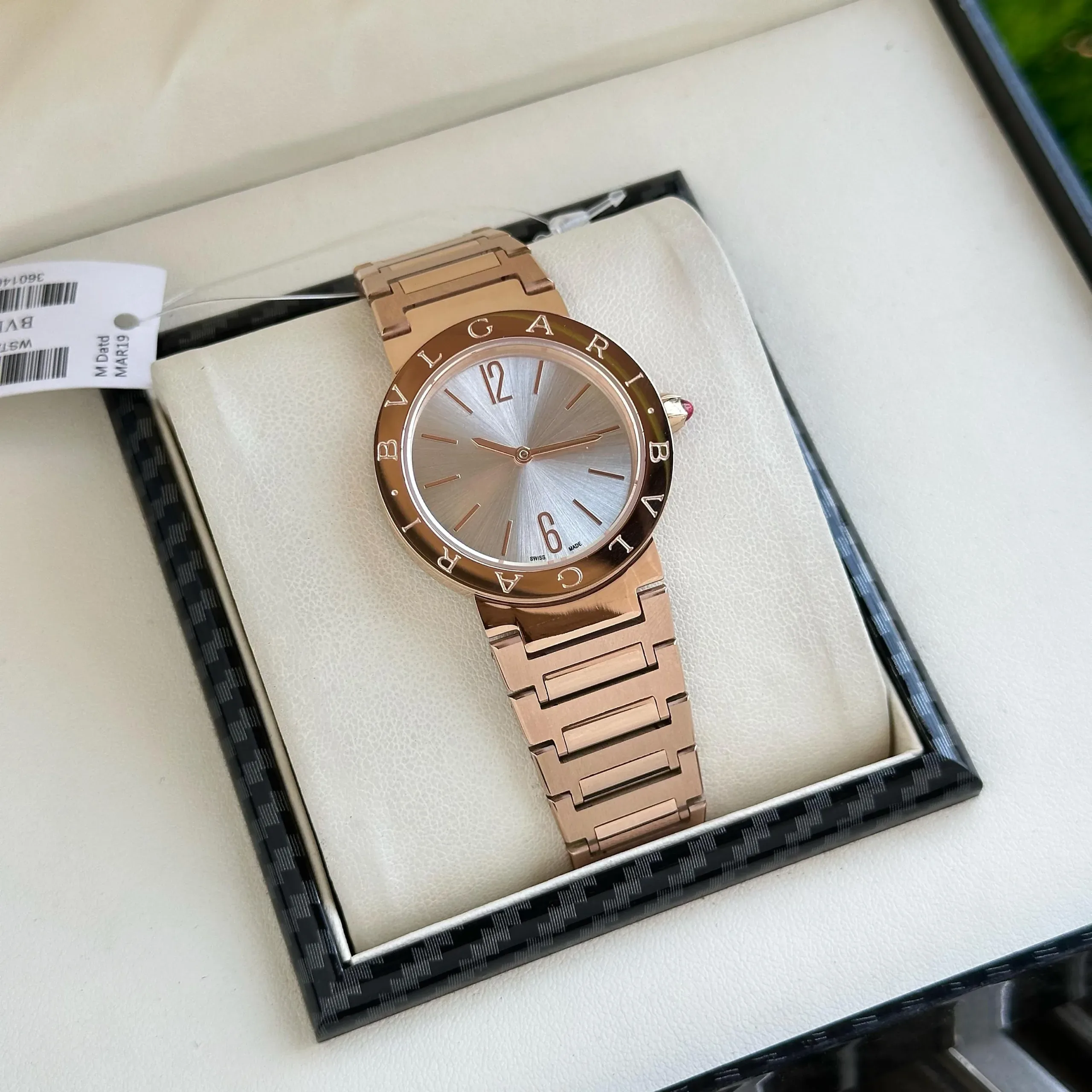 WhatsApp Image 2026-03-27 at 10.52.42 PM Bvlgari Emerald White dial - Image 1
