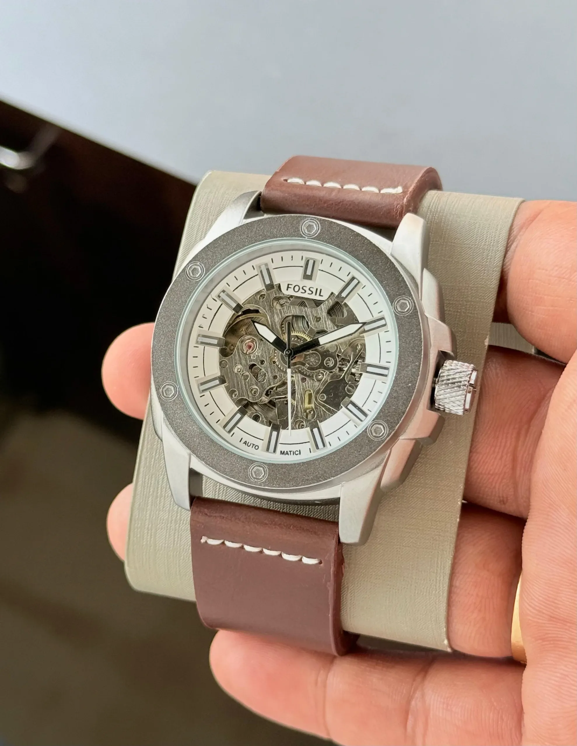 WhatsApp Image 2026-03-28 at 9.07.31 PM Fossil Modern Machine White Dial - Image 1