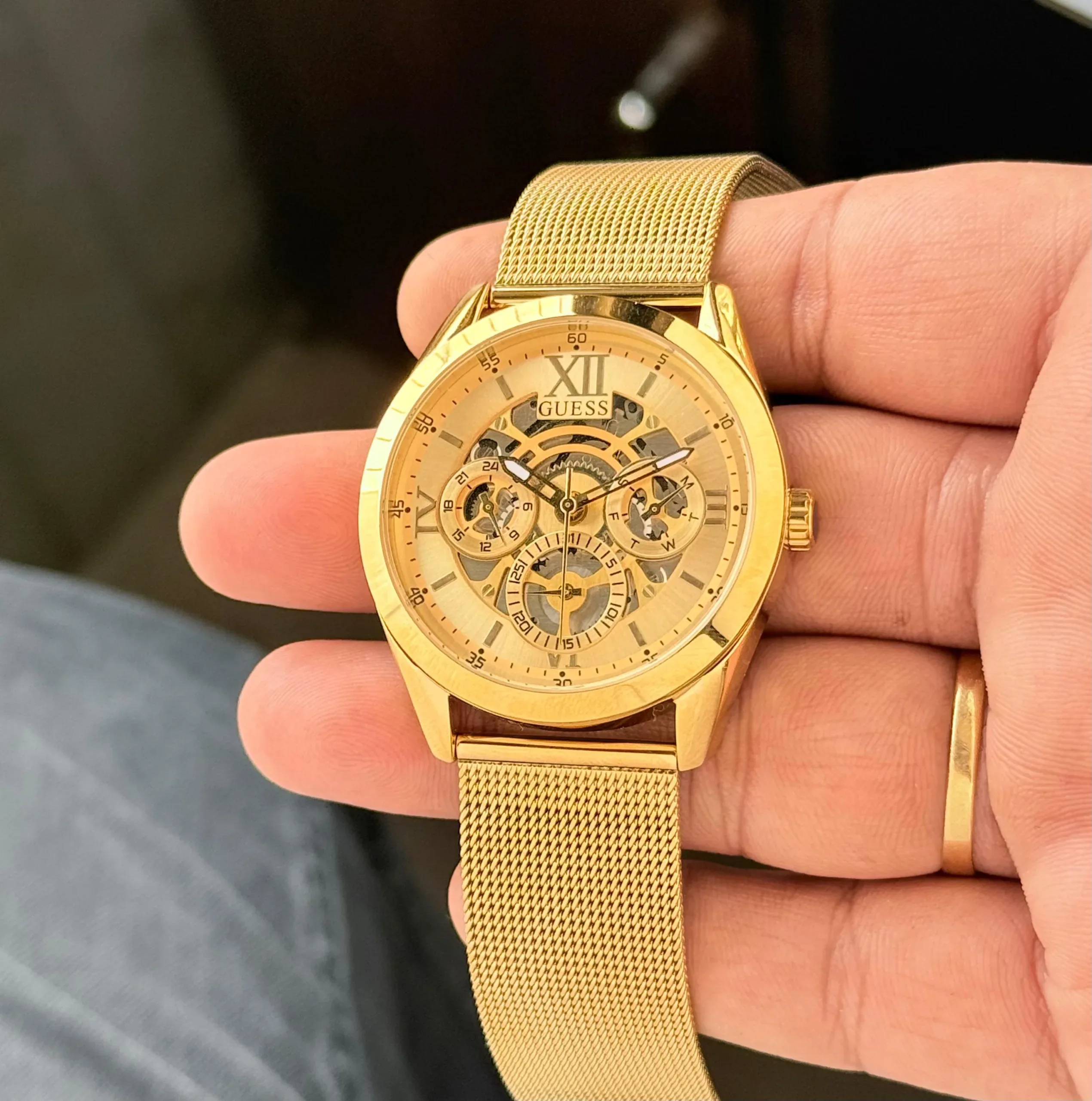 Guess Tailor Golden Chronograph - Image 3