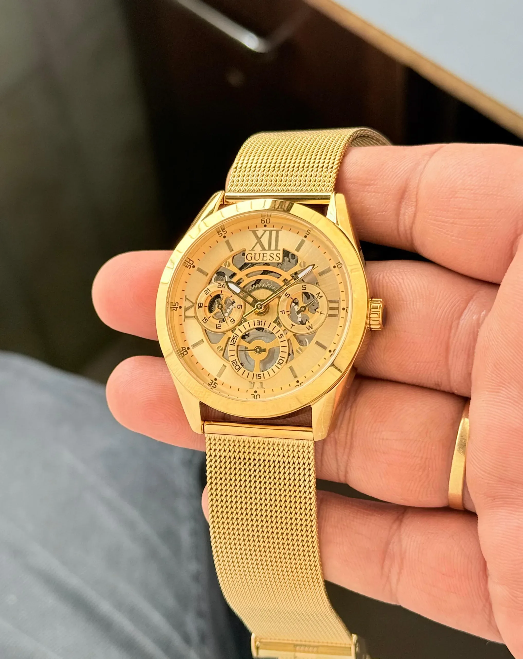 Guess Tailor Golden Chronograph - Image 4