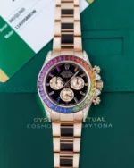 Rolex Rainbow Diamond Daytona - Image 3