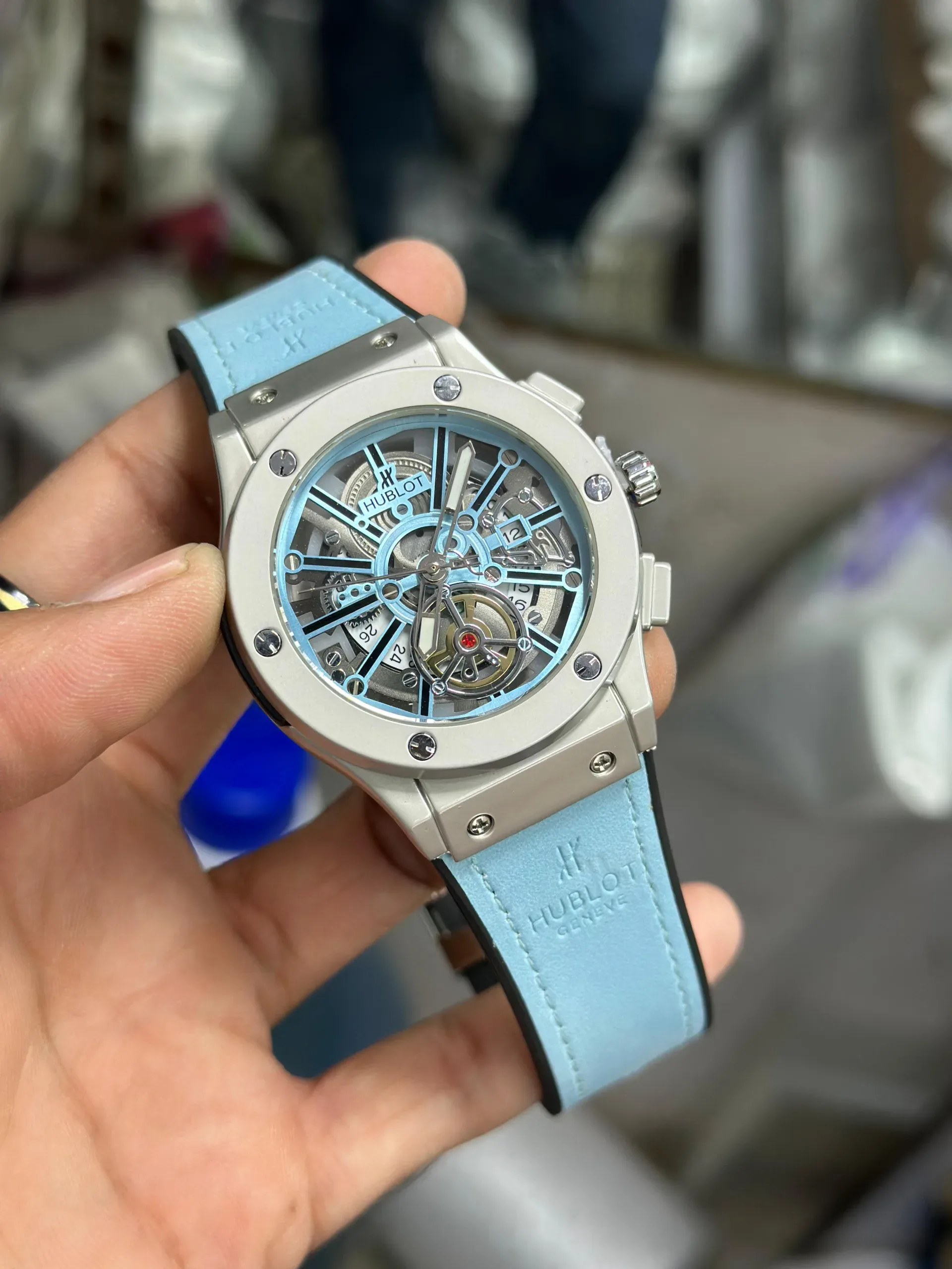 Hublot Ice Blue Analog - Image 3
