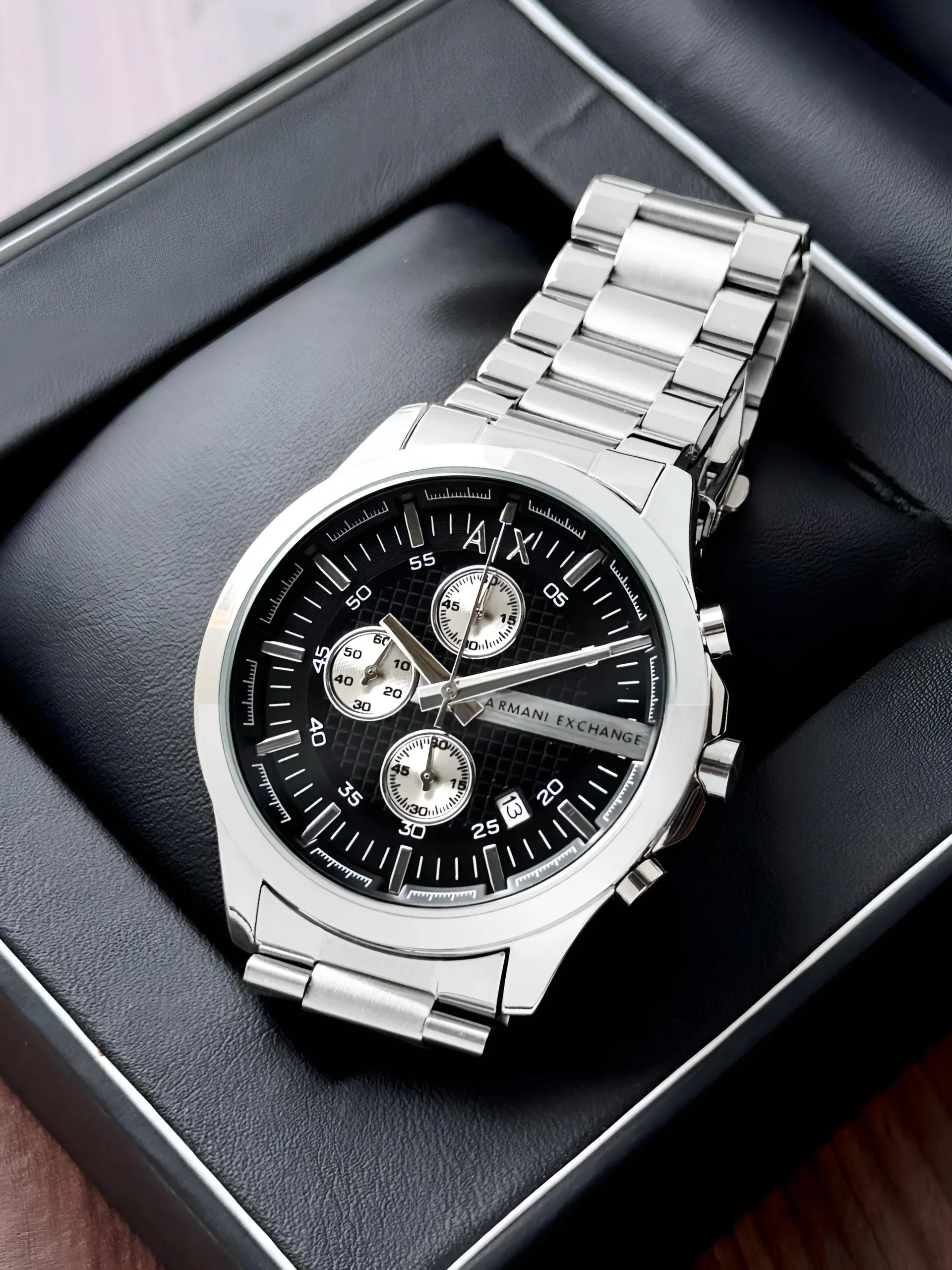 WhatsApp Image 2026-03-29 at 9.39.08 PM (1) Armani Exchange AX2152 Silver - Image 1