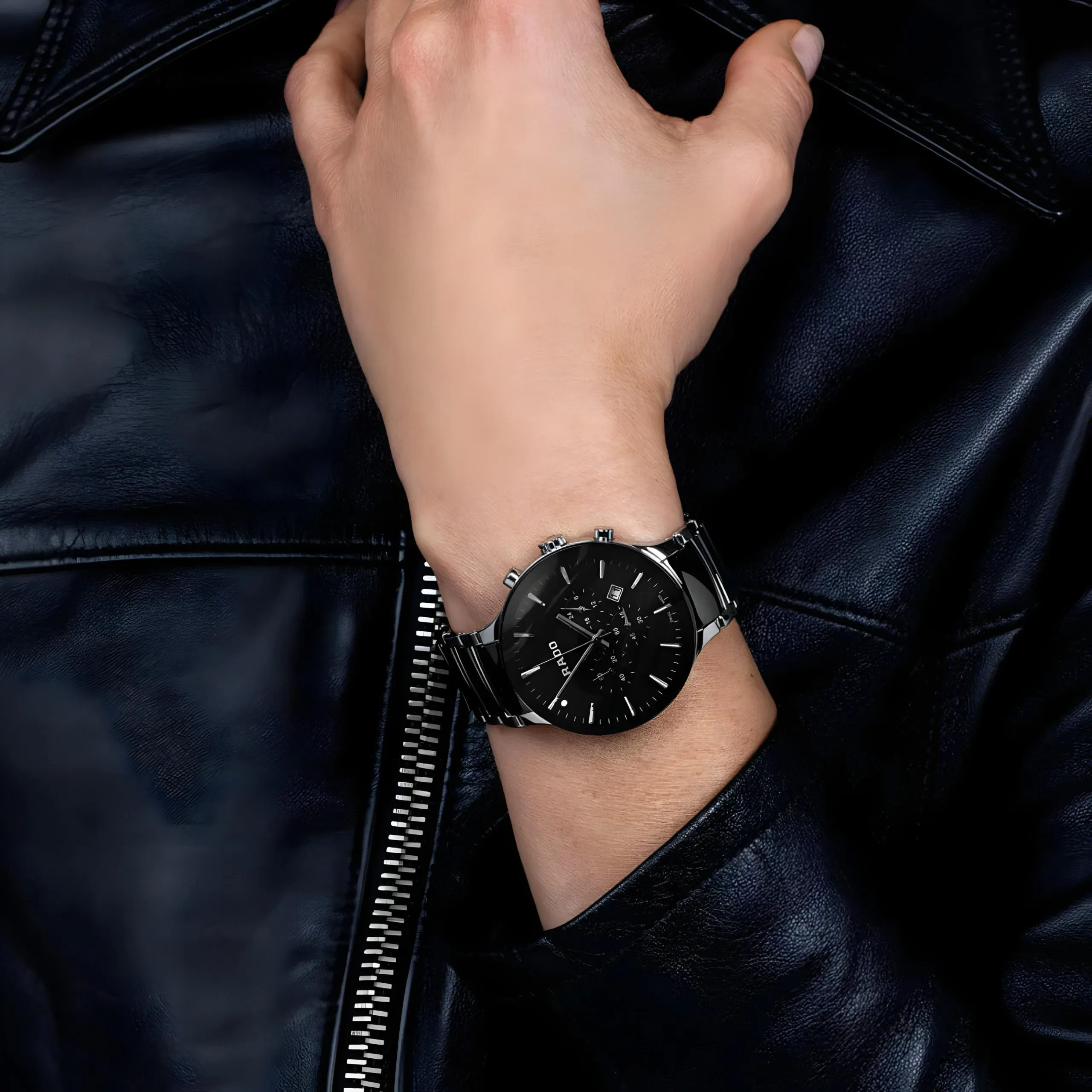 Rado Centrix Chronograph Black Dial - Image 1