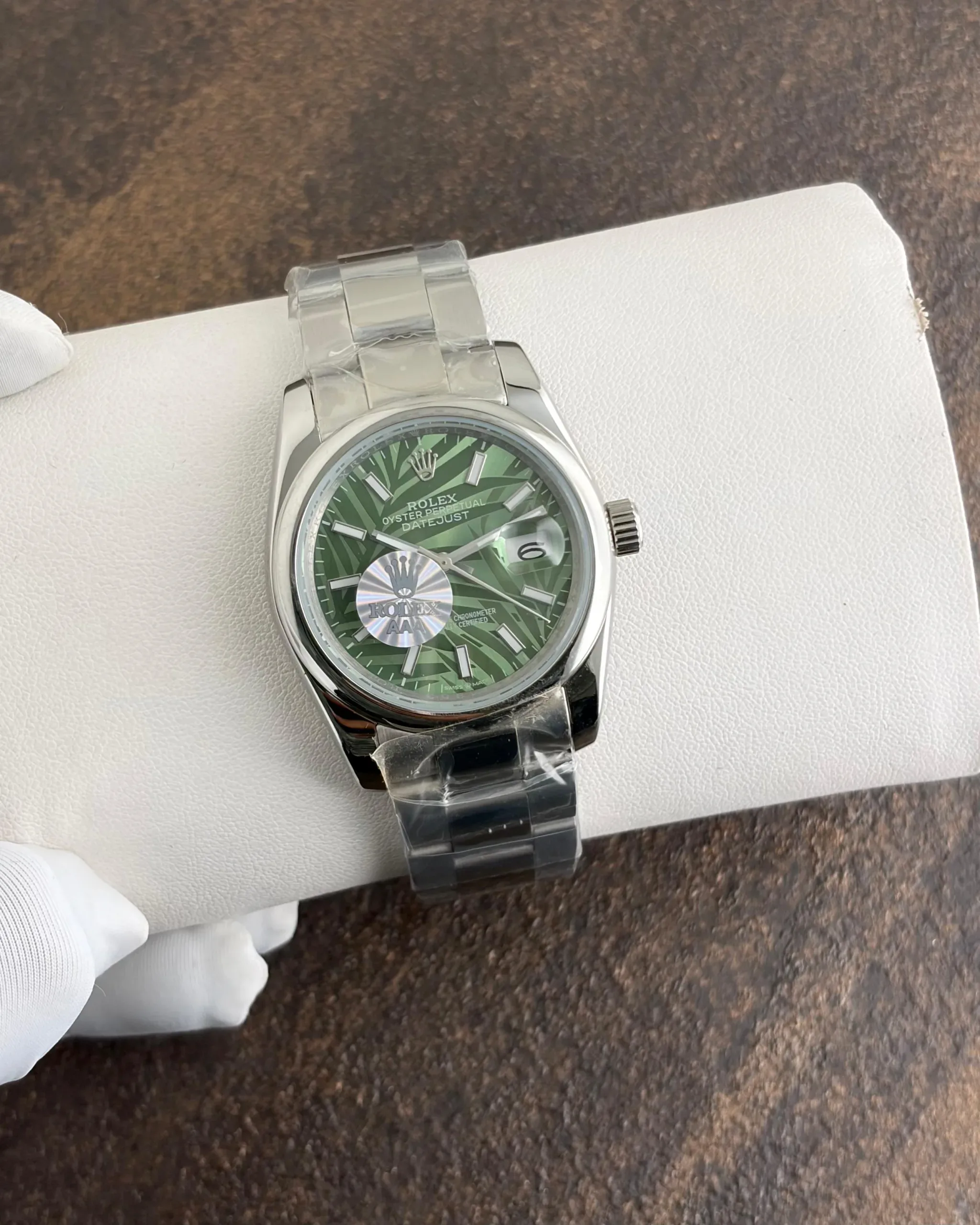 WhatsApp Image 2026-03-27 at 7.40.43 PM (1) Rolex Date Just Green Dial - Image 1