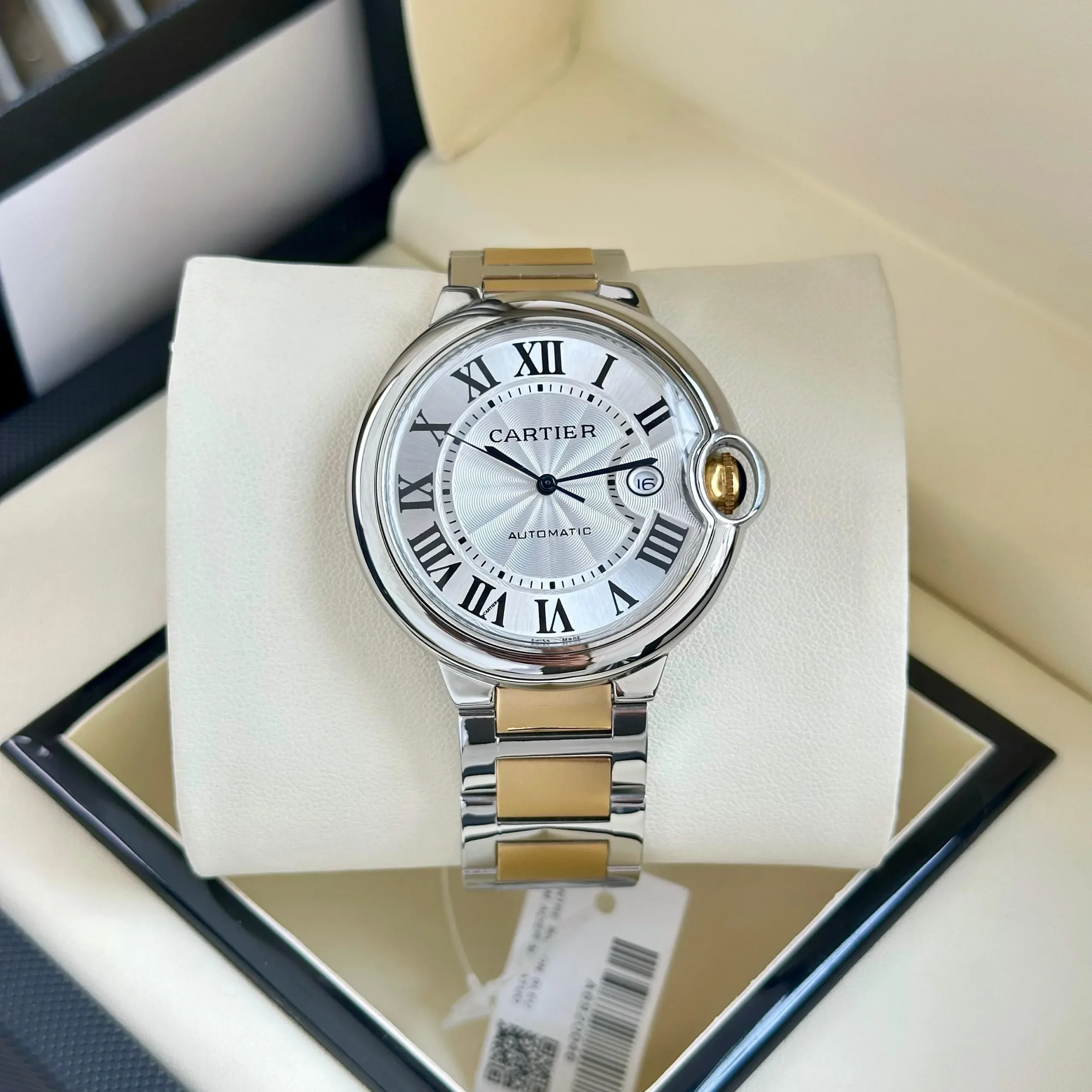 Cartier Ballon Blue Silver Golden - Image 1