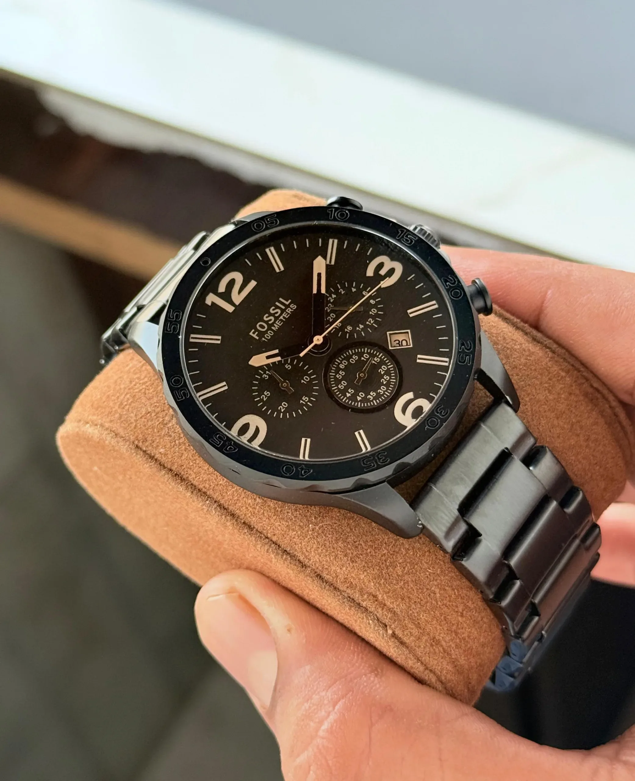 Fossil Brown Symmetry Chronograph - Image 2