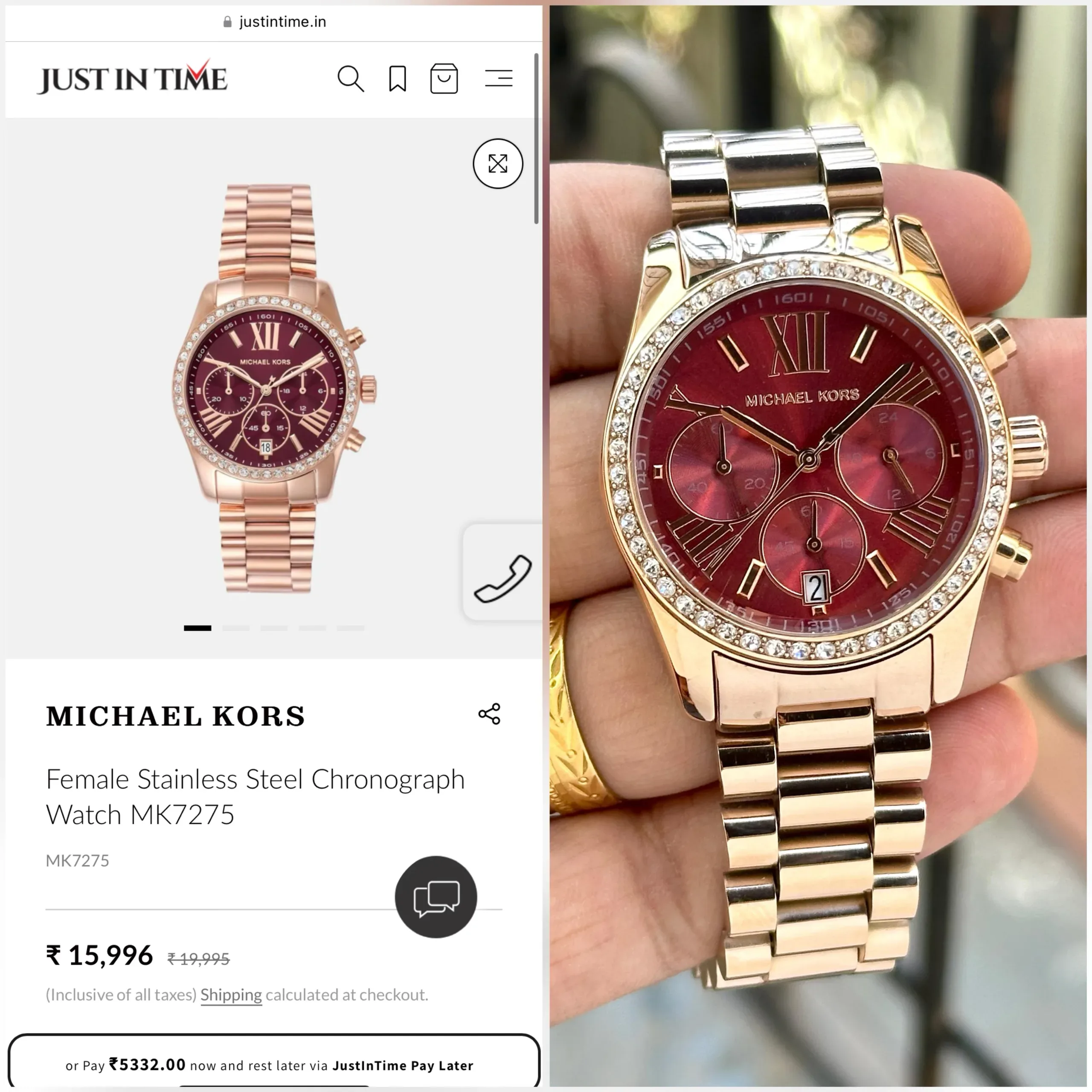 Michael Kors Lexington Chronograph - Image 3