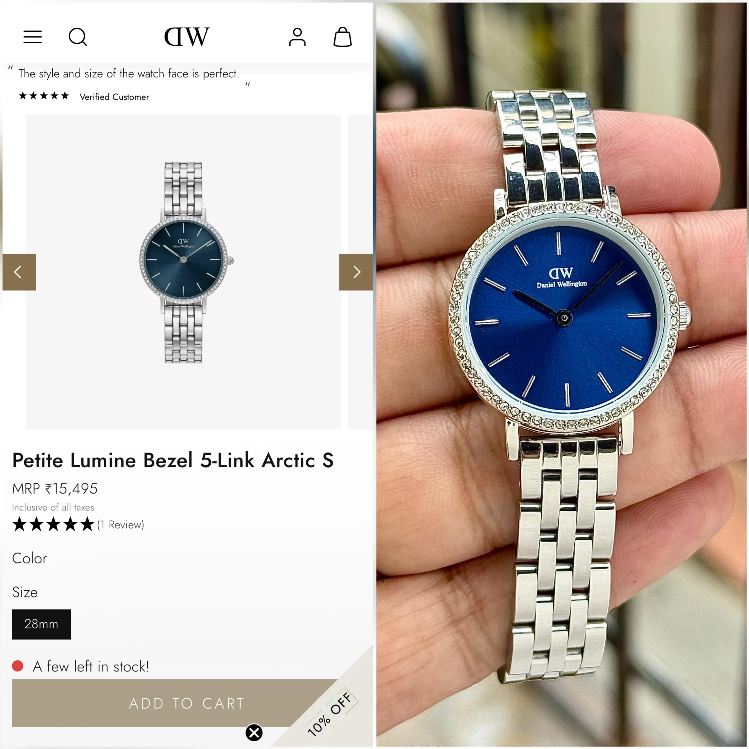 Daniel Wellington Blue Dial - Image 2