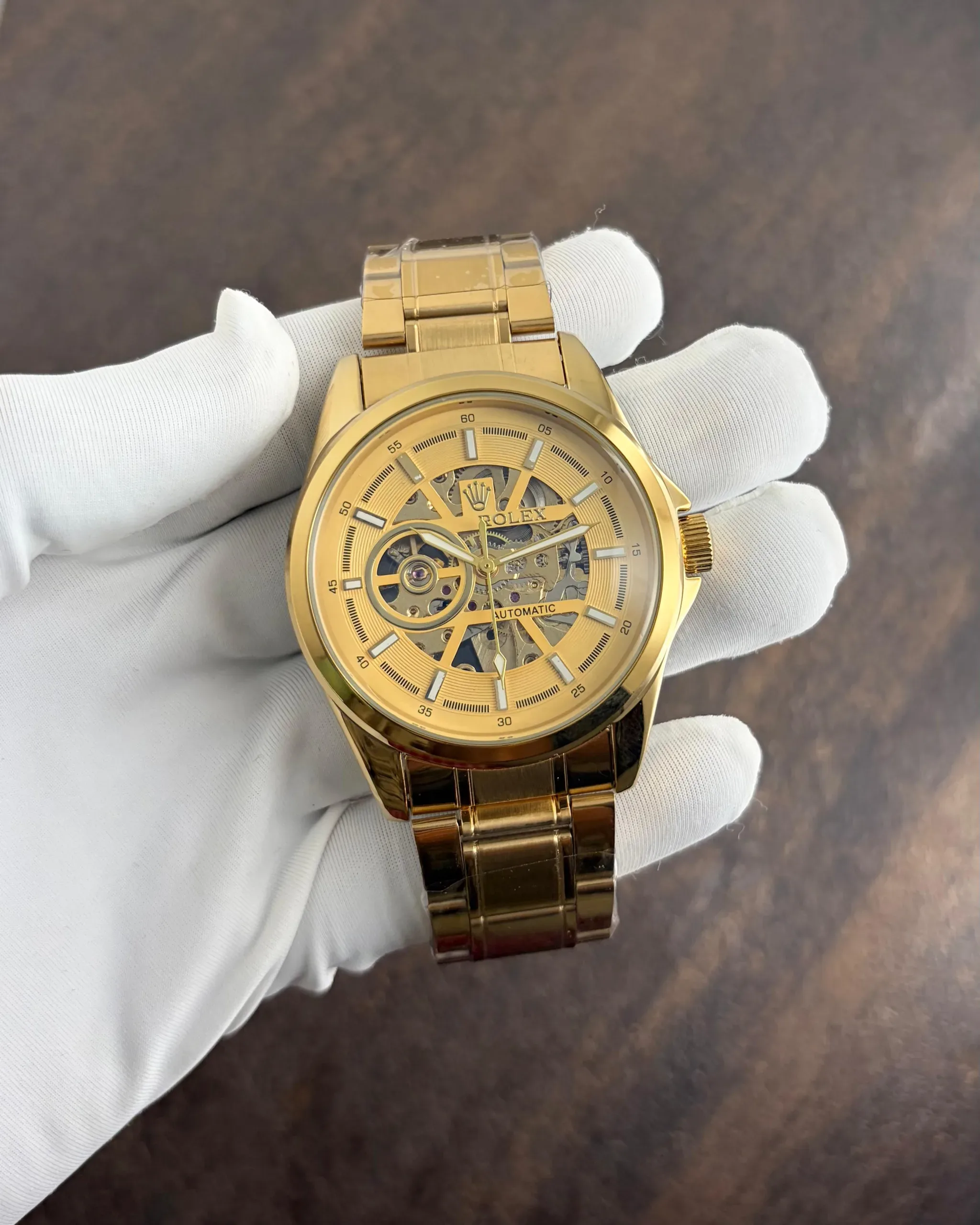 WhatsApp Image 2026-04-02 at 10.48.44 AM Rolex Automatic Golden - Image 1