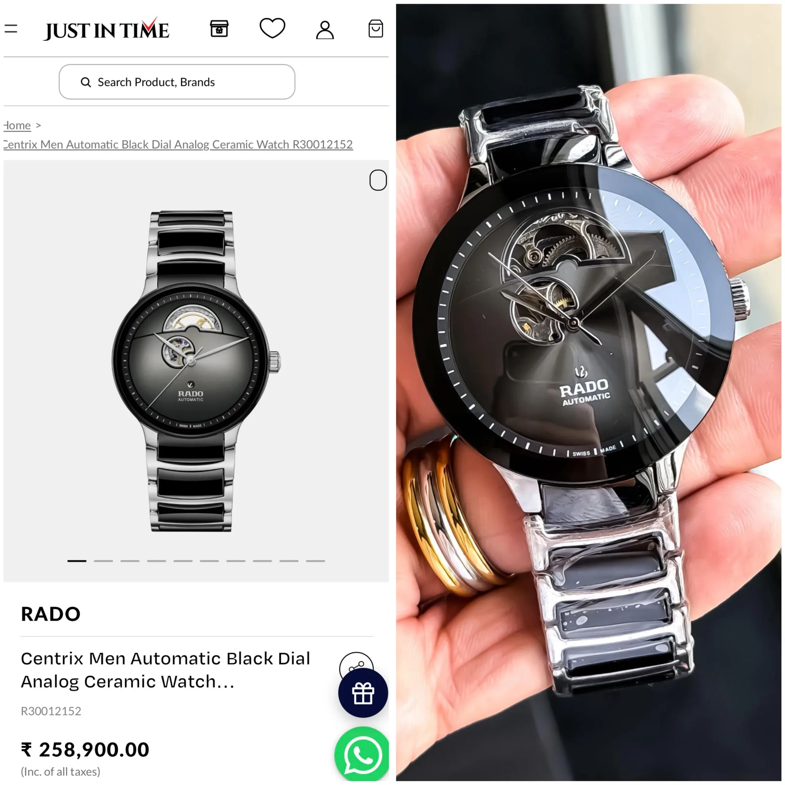 Rado Centrix Open Heart Jubile - Image 4