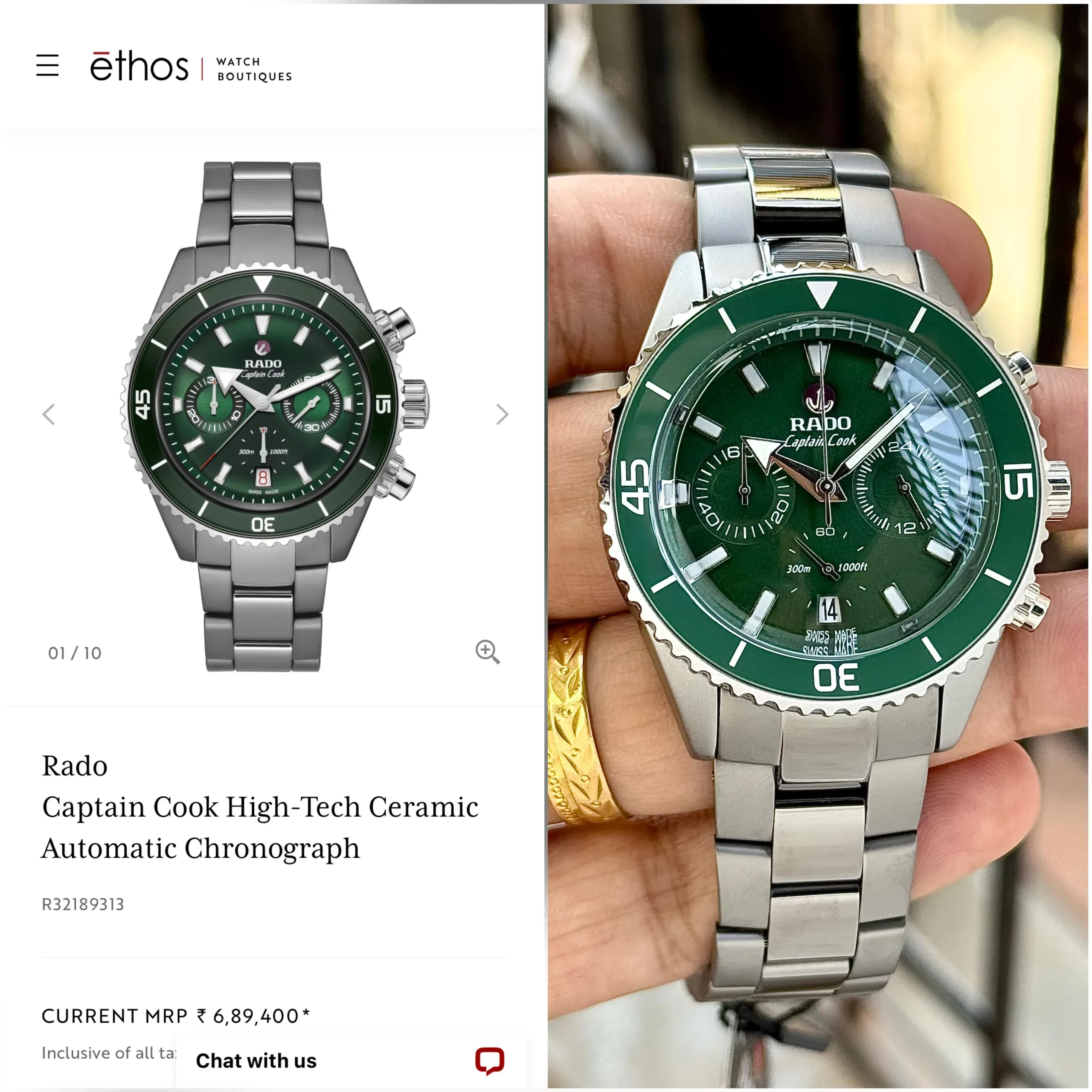 Rado Captain Cook Chronograph - Image 2
