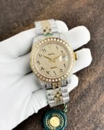 Rolex Golden -Silver Diamond