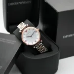 Emporio Armani Daimond Rose Gold Dial - Image 4