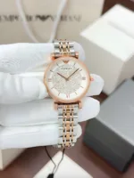Emporio Armani Daimond Rose Gold Dial