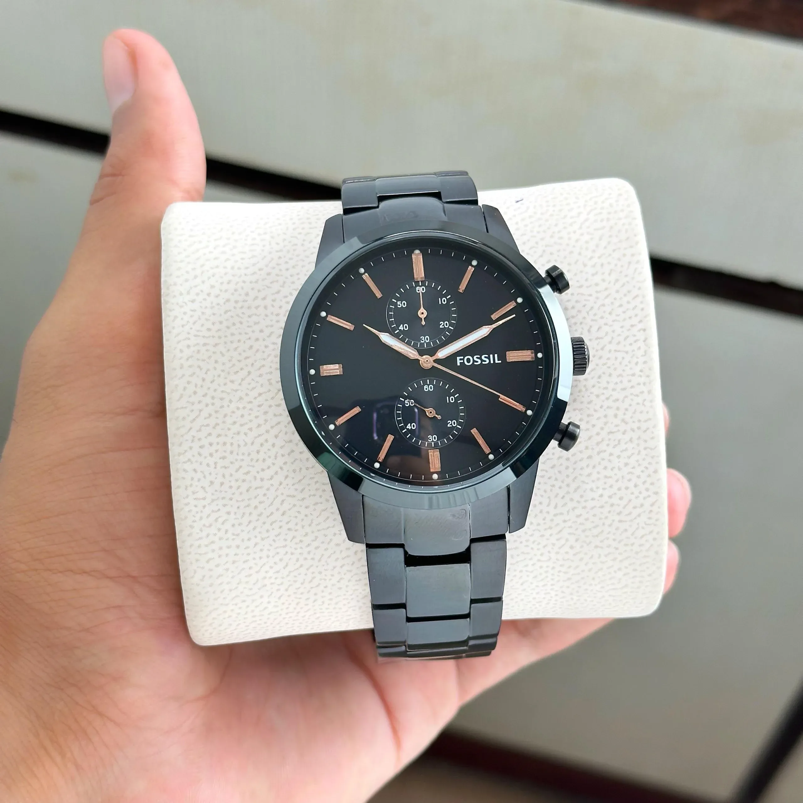 WhatsApp Image 2026-04-02 at 8.25.16 PM Fossil Black Dial - Image 1