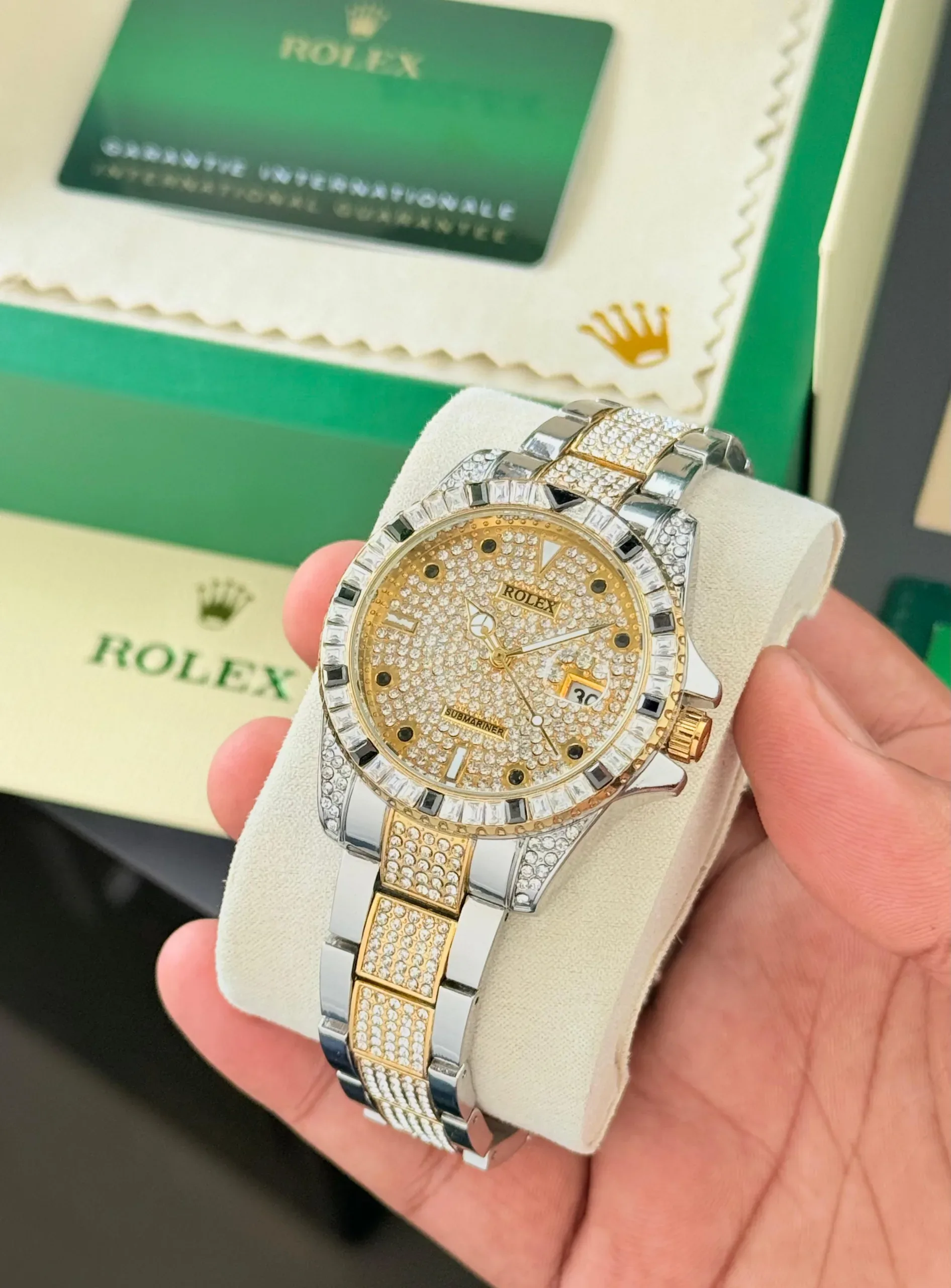 WhatsApp Image 2026-04-02 at 8.50.47 PM (1) Rolex Submariner Diamond Quartz - Image 1