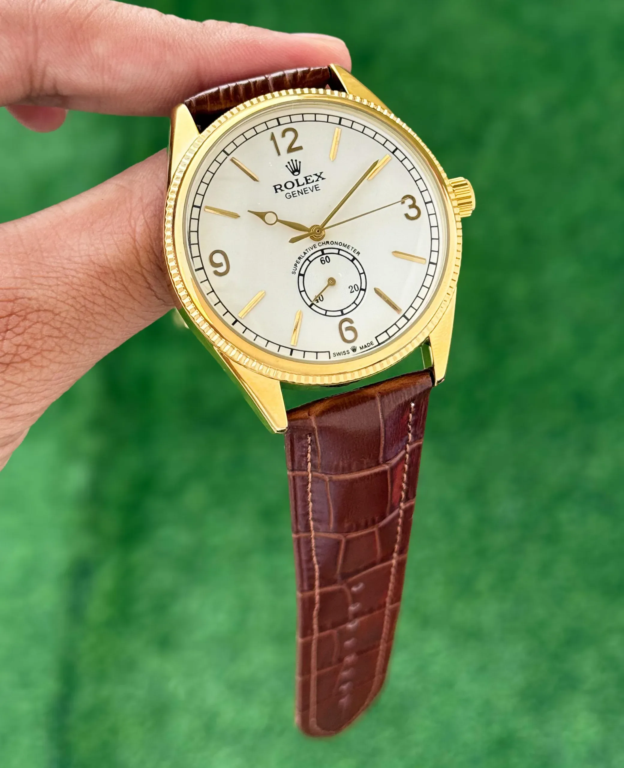 Rolex Geneve Brown Automatic - Image 2