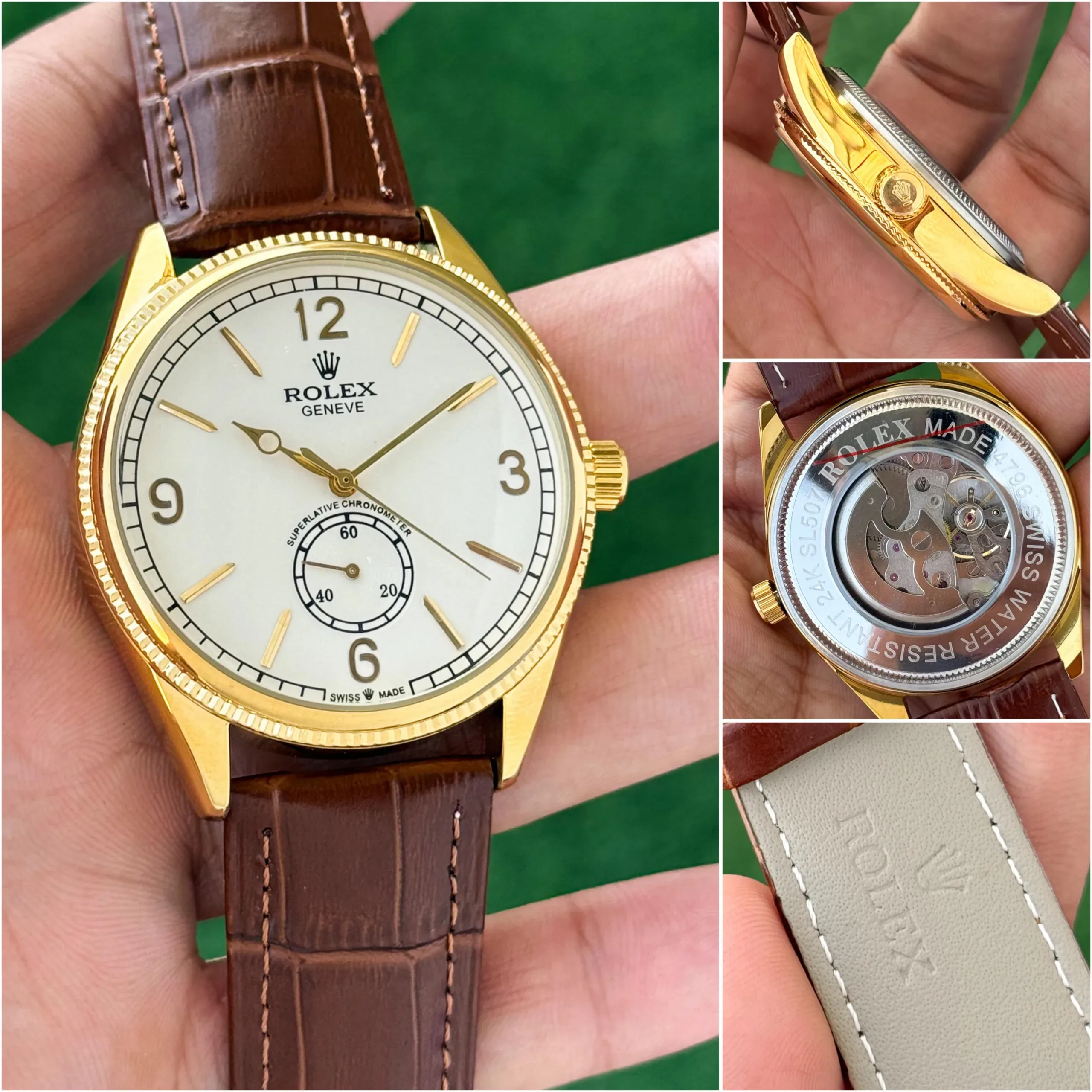 Rolex Geneve Brown Automatic - Image 4