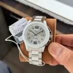 Longines Conquest Ceramic White