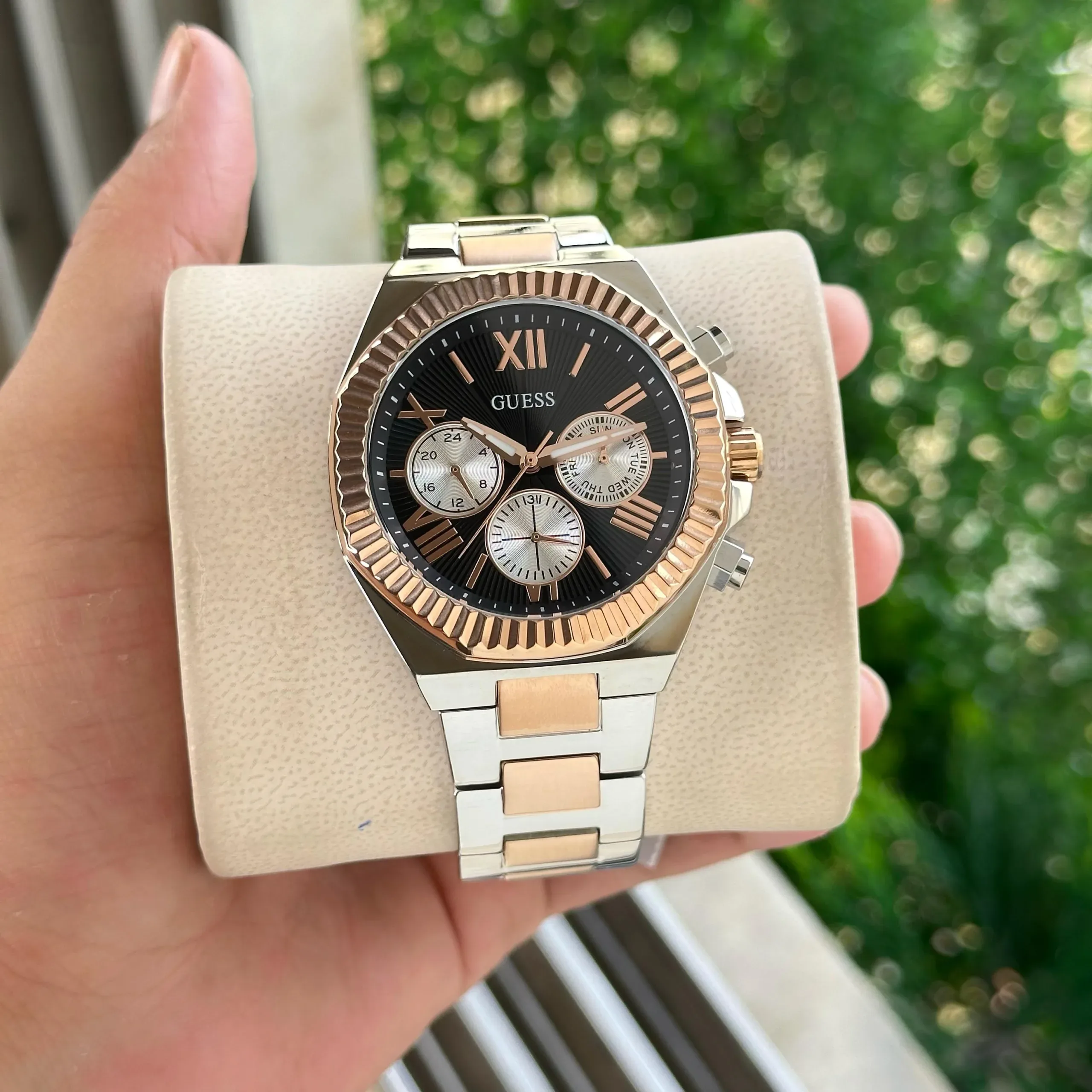 WhatsApp Image 2026-04-04 at 4.24.58 PM Guess Equity Navy Chonograph - Image 1