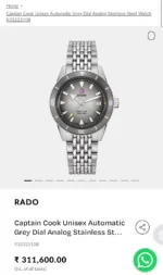 Rado Captain Cook Grey Dial - Image 3