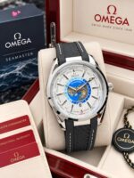 Omega  Aquaterra Worldtimer Blue