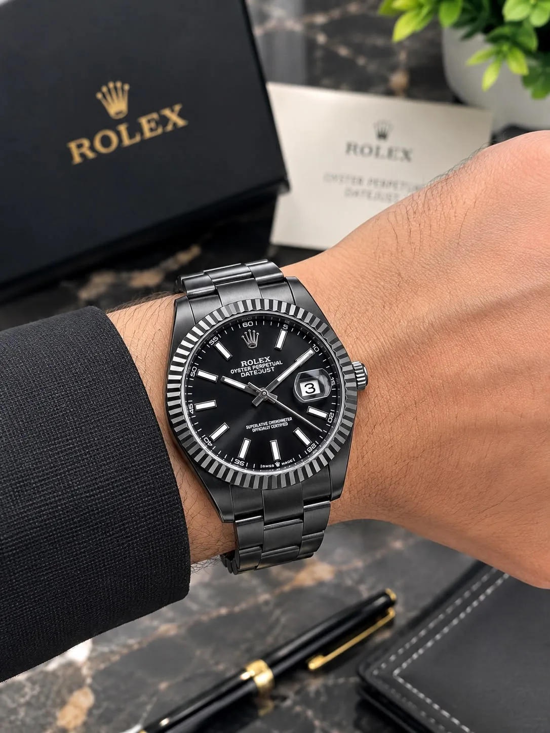 WhatsApp Image 2026-09-27 at 11.06.42 PM (1) Rolex Datejust 41mm Black Dial - Image 1