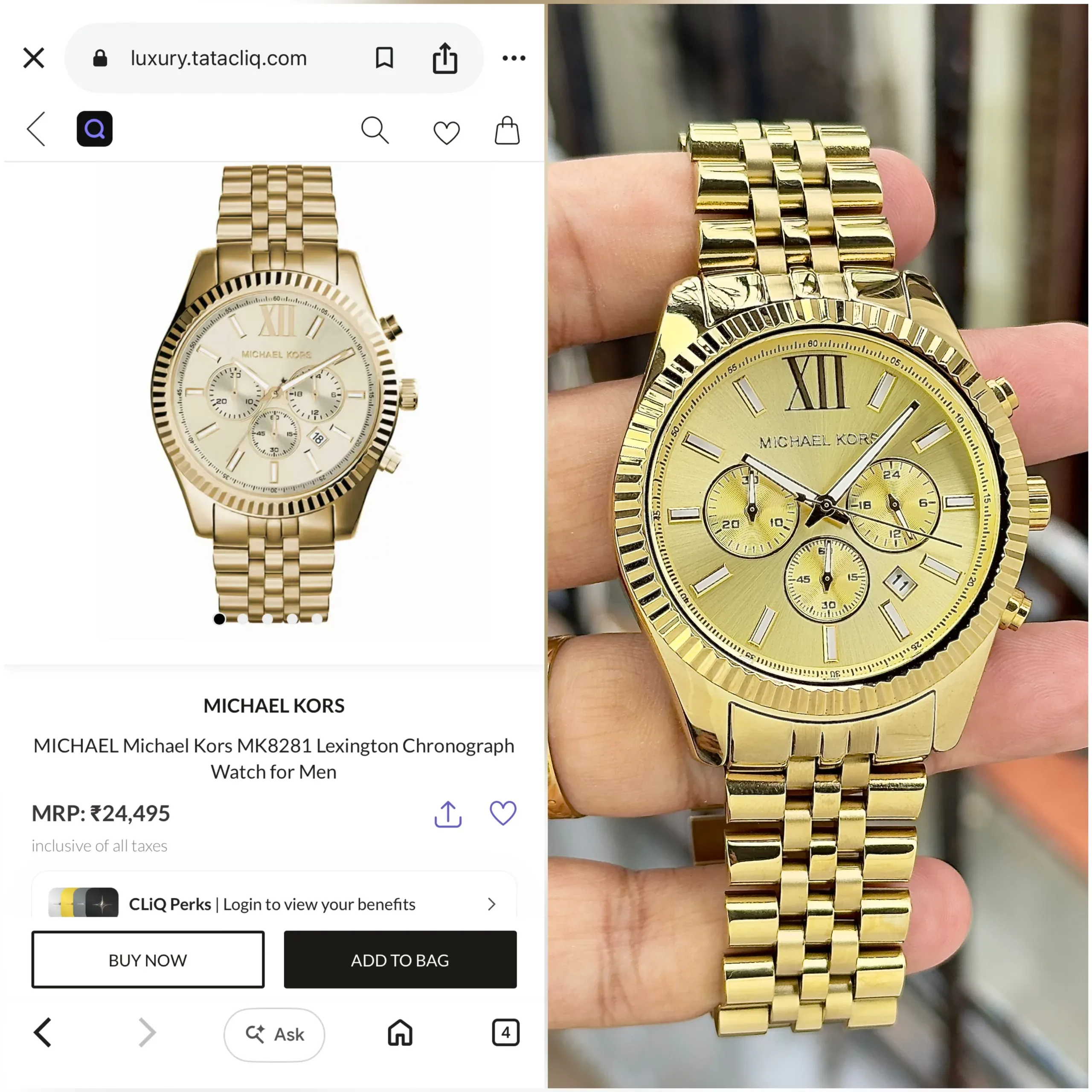 Michael Kors Lexington Chronograph - Image 2