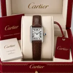 Cartier Rectangular White Dial - Image 4