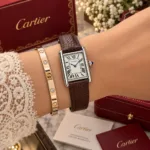 Cartier Rectangular White Dial - Image 5