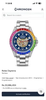 Rolex Rainbow Open Heart Automatic - Image 3