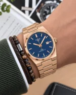 Tissot PRX Rose Gold Blue Dial - Image 5