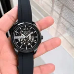 Armani Exchange Black Hampton Automatic