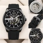 Armani Exchange Black Hampton Automatic - Image 3