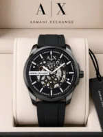 Armani Exchange Black Hampton Automatic - Image 6