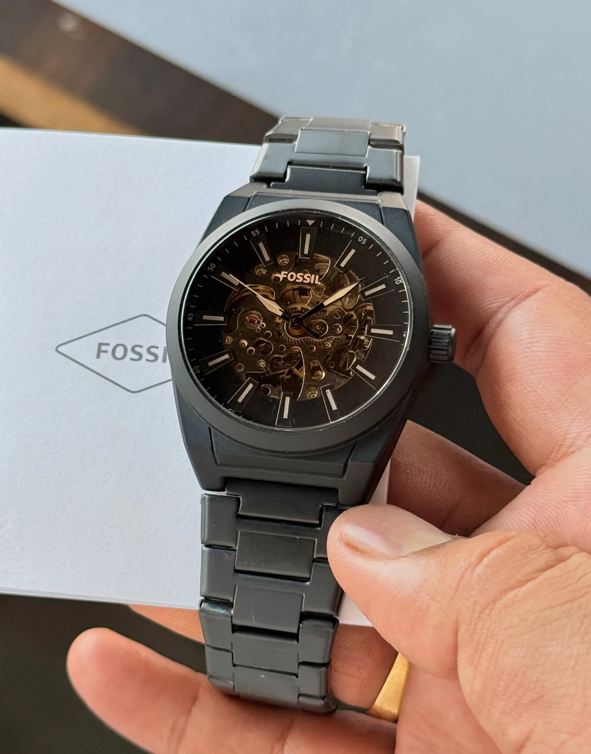 Fossil Black Skeleton Dial - Image 2