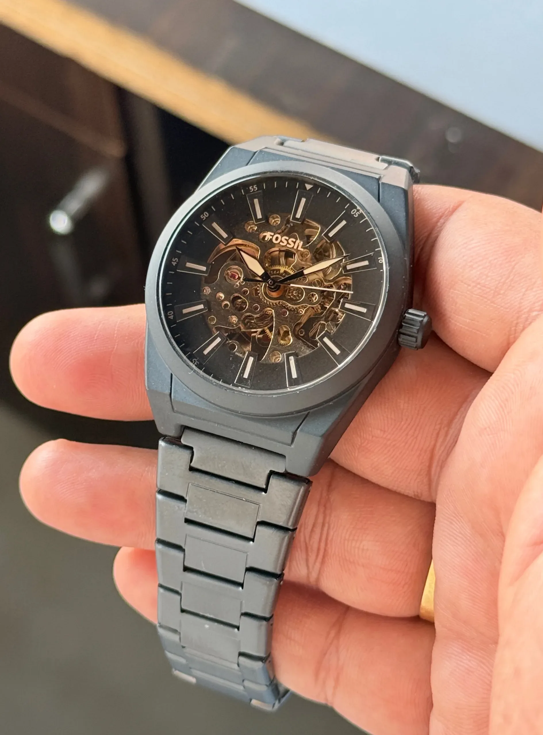 Fossil Black Skeleton Dial - Image 3