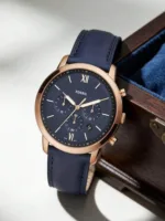 Fossil 44mm Blue Dial Chrono - Image 3